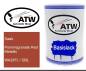 Preview: Saab, Pommegranate Red Metallic, WA287L / GBL: 500ml Lackdose, von ATW Autoteile West.